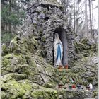 Terzenbrunn: sog. Lourdesgrotte mit Madonna