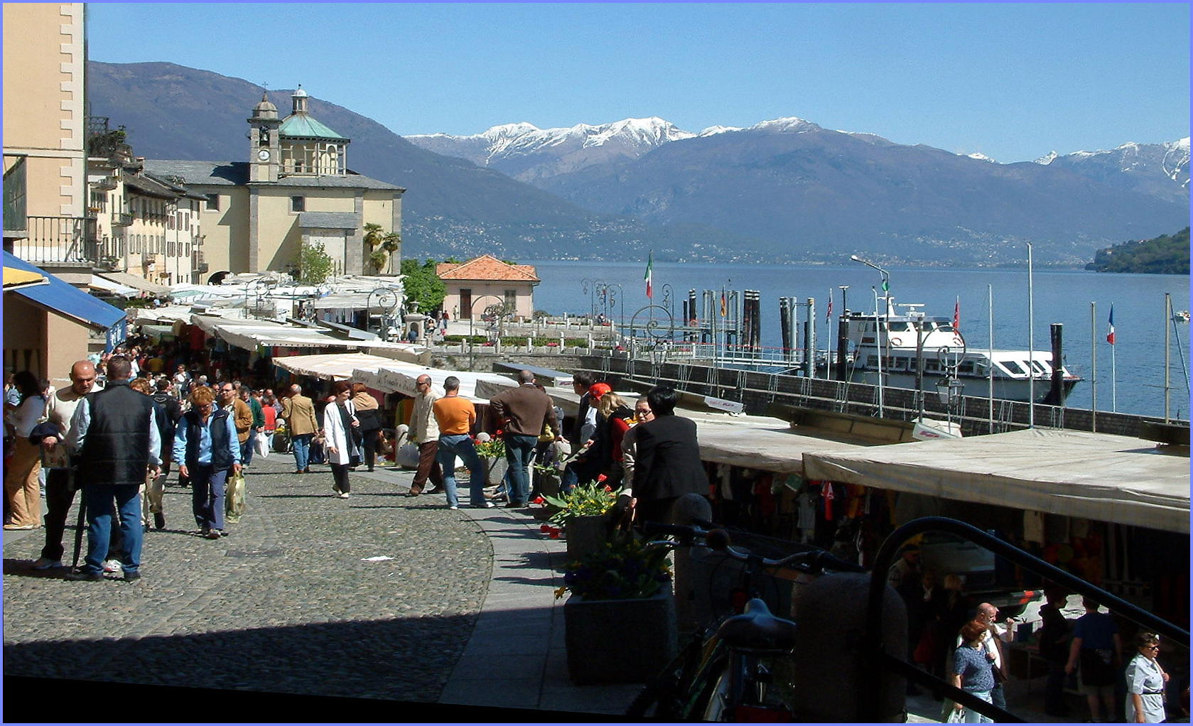 Tessin , Fahrt nach Cannobio / Italien