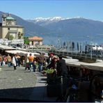 Tessin , Fahrt nach Cannobio / Italien