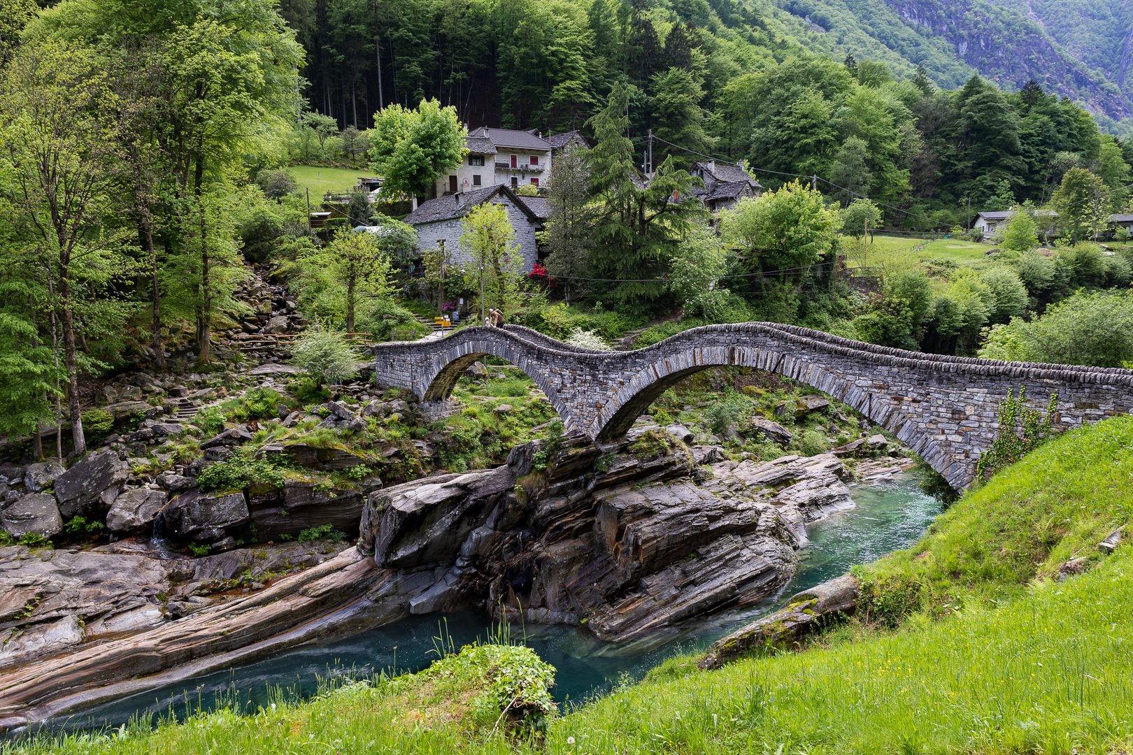 Tessin - Verzascatal im Frühling