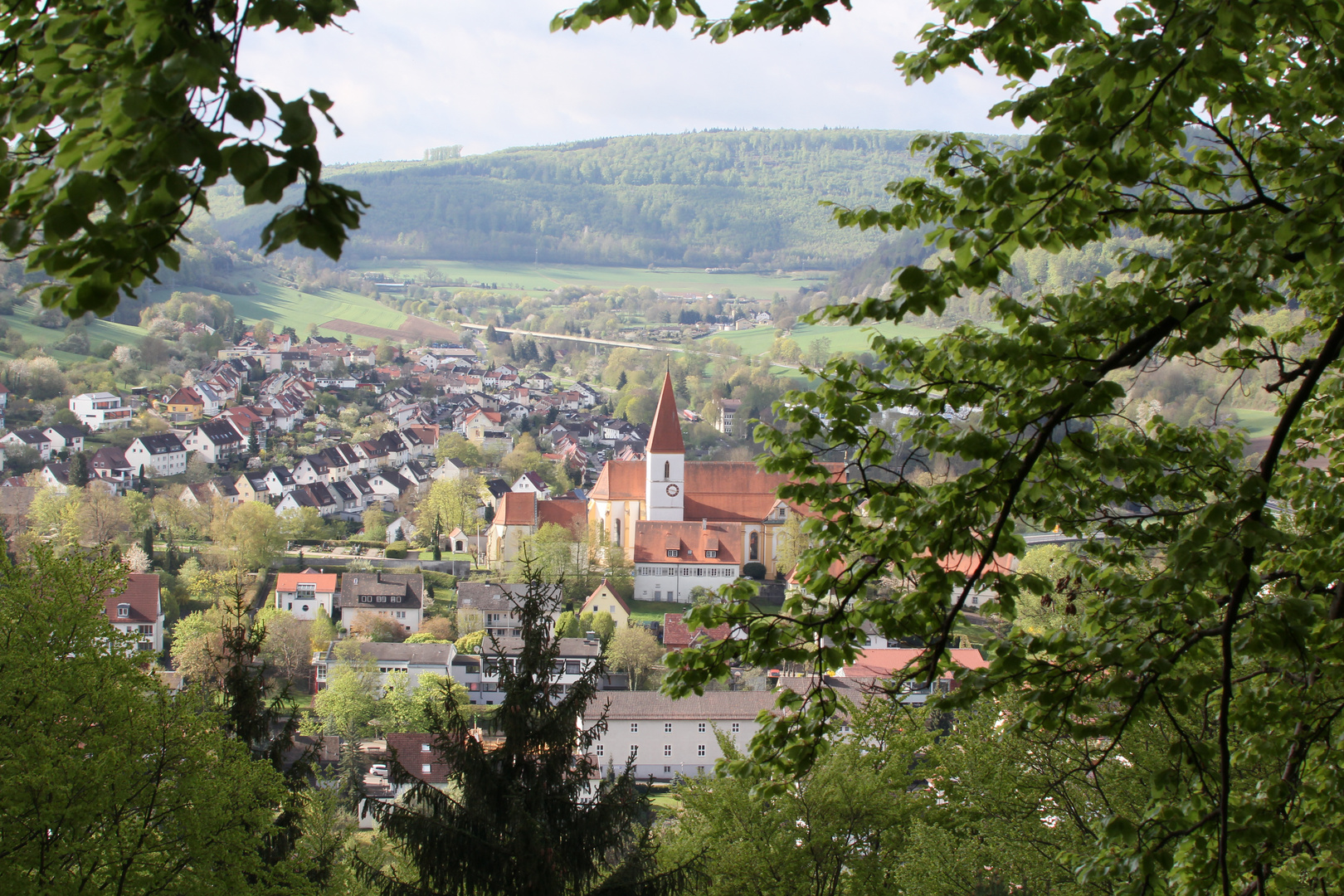 TEST Blick auf den Kirchenberg