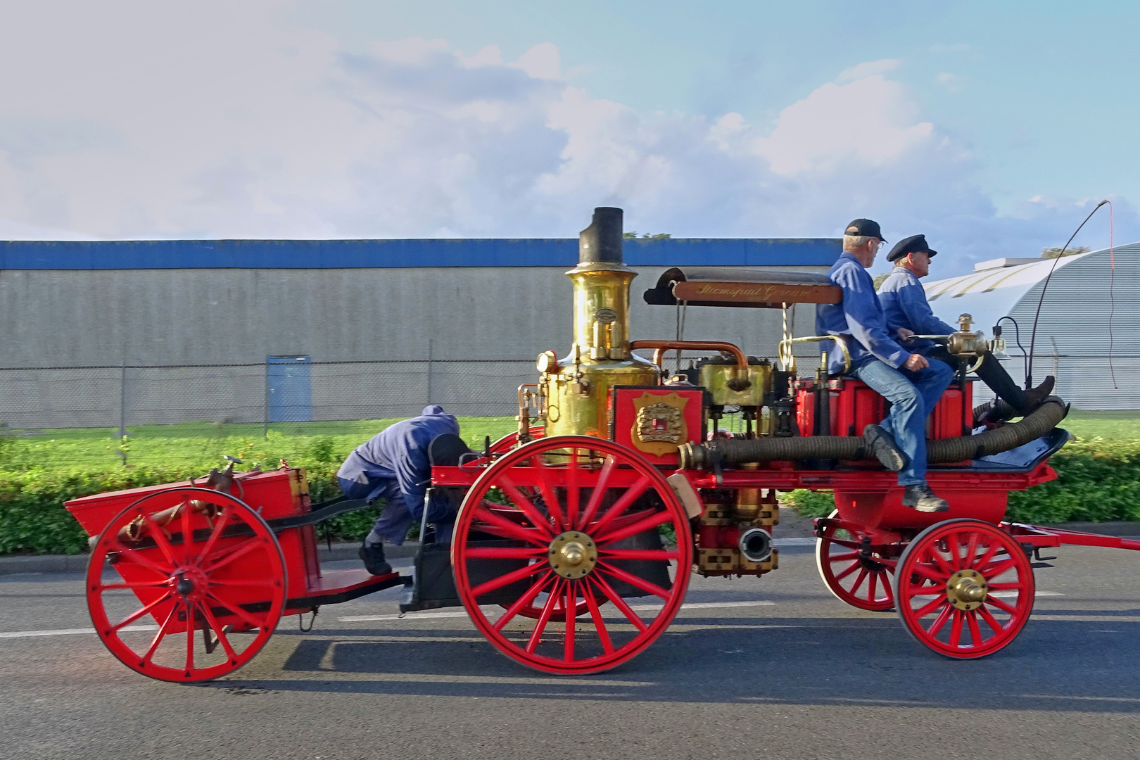 Testfahrt der Feuerwehr