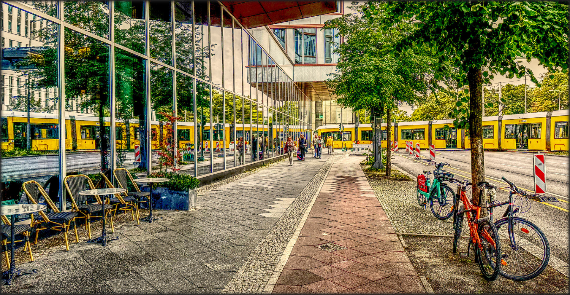 Testfahrt im Spiegel