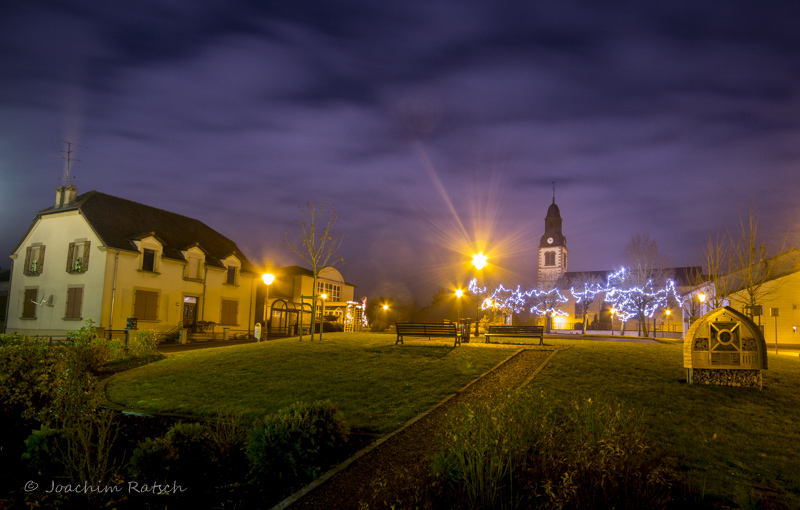 Téting la nuit en décembre...