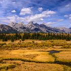 Teton Range, Blacktail Ponds Overlook, Wyoming, USA