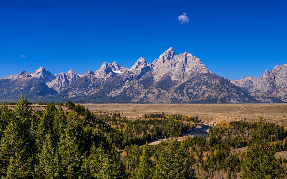 Teton Range, Snake River Overlook, Wyoming, USA