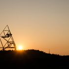 Tetraeder bei Sonnenuntergang