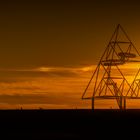 Tetraeder bei Sonnenuntergang