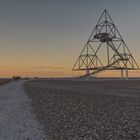 Tetraeder im Sonnenuntergang