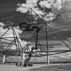 Tetraeder "Vierflächner" an der Route der Industriekultur in Bottrop