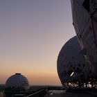 Teufelsberg - Radarkuppeln in der untergehenden Sonne