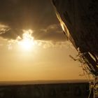 Teufelsberg - Radarkuppeln mit Sonne