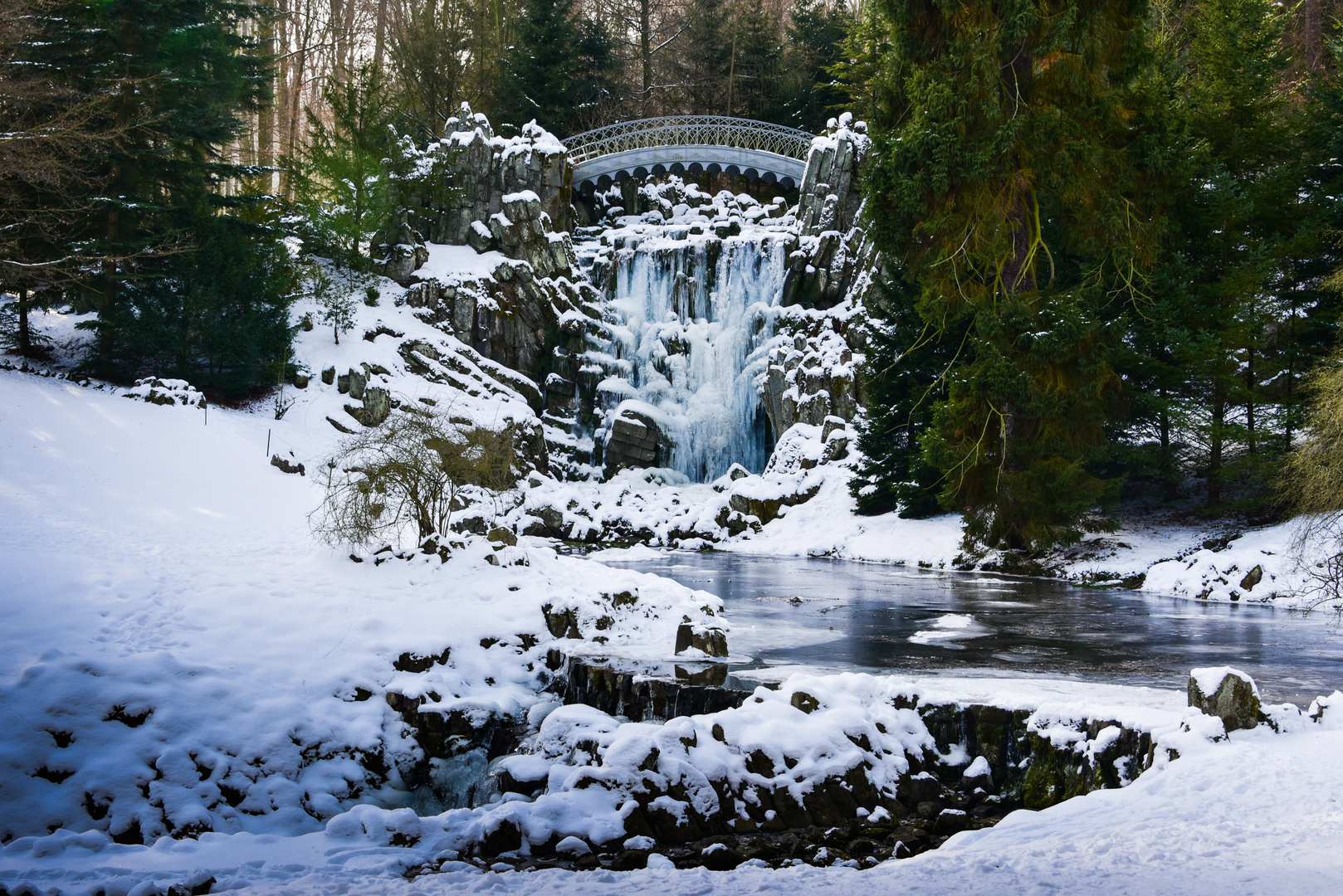 Teufelsbrücke am 27.Jan. 2017