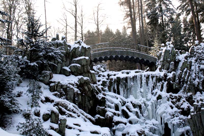 Teufelsbrücke im Bergpark -Kassel