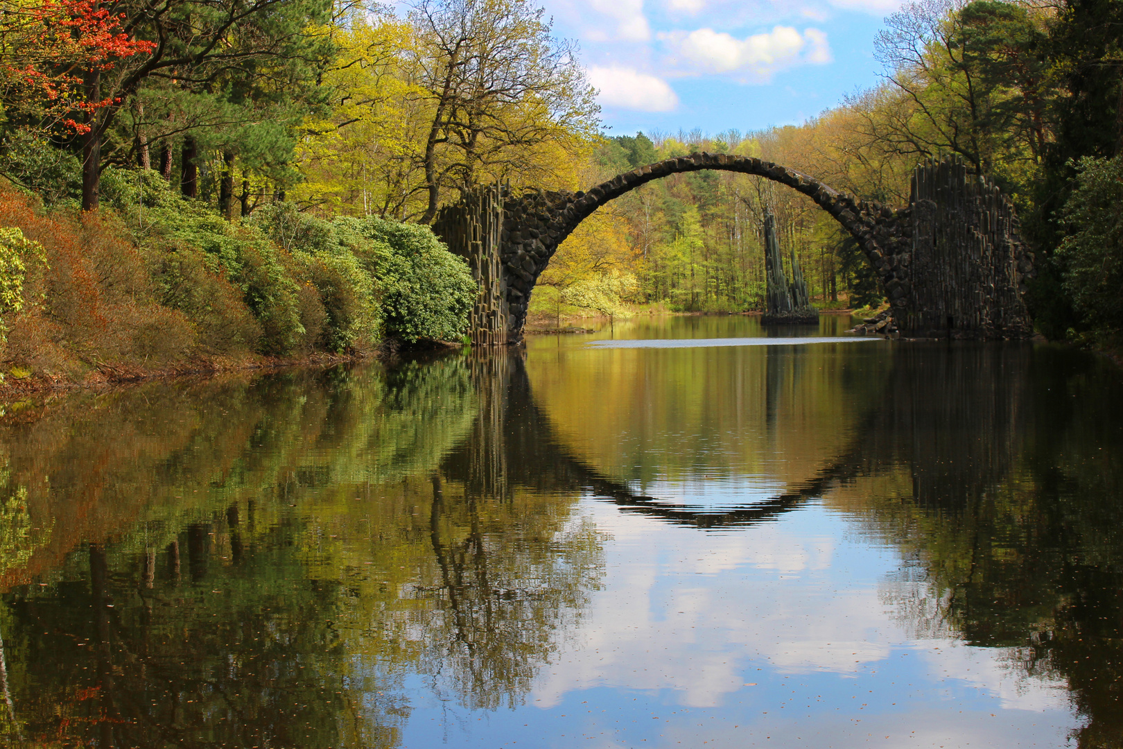 Teufelsbrücke im Kromlauer Park