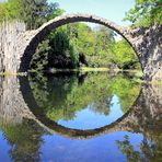 Teufelsbrücke in Kromlau (Rakotzbrücke)