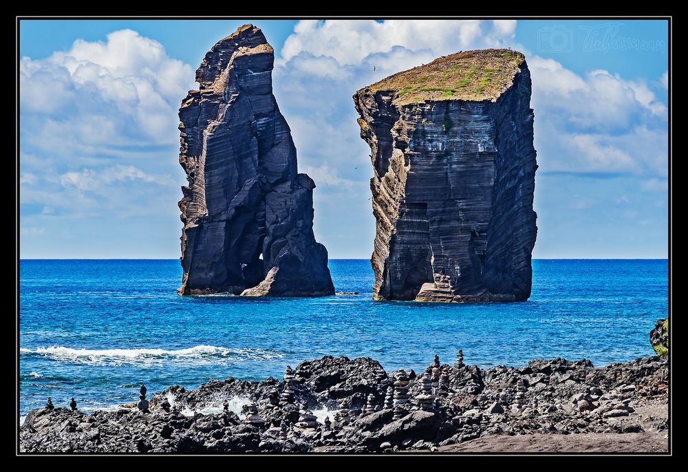 Teufelshörner vom Praia de Mosteiros