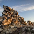 Teufelsmauer am frühen Morgen bei Sonnenaufgang