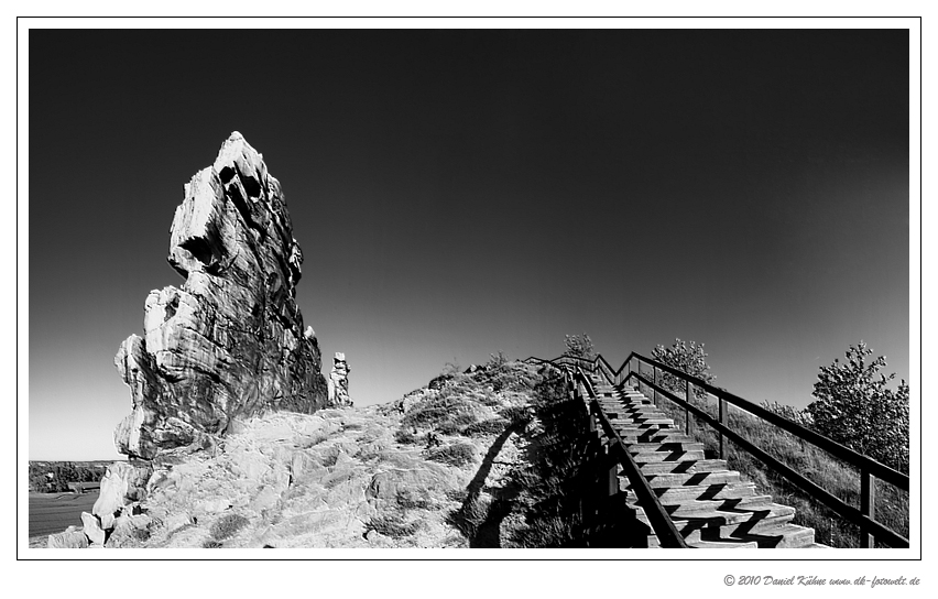 Teufelsmauer / Harz in sw