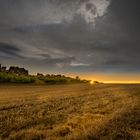 Teufelsmauer im Sonnenuntergang