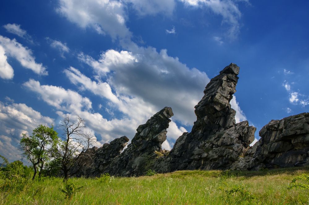 Teufelsmauer in den Harz