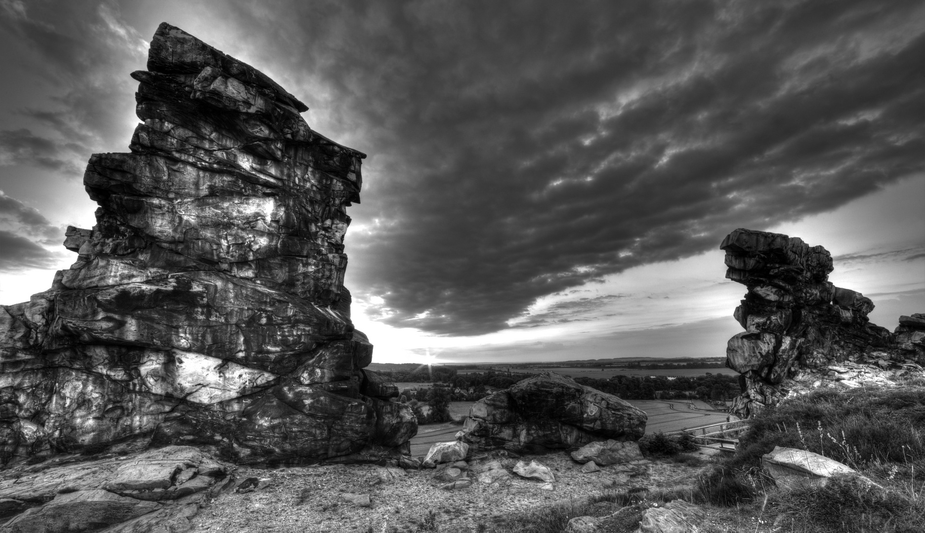 Teufelsmauer,  monochrome 