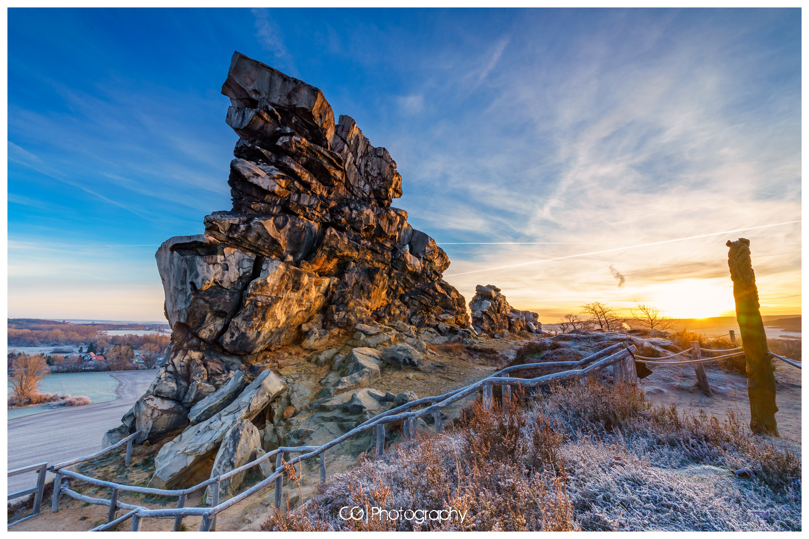 Teufelsmauer Sonnenaufgang Tahle