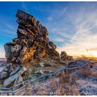 Teufelsmauer Sonnenaufgang Tahle