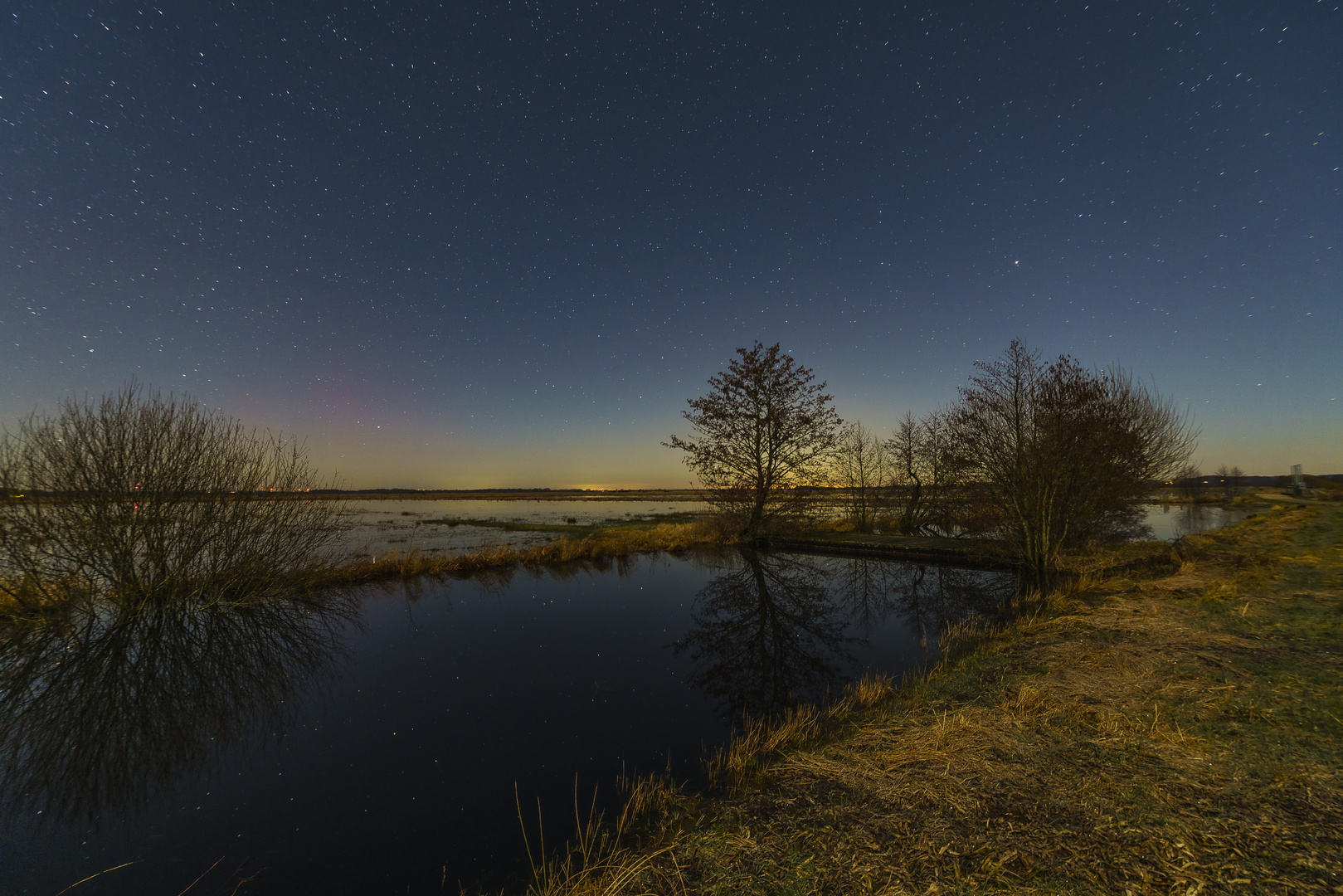 Teufelsmoor bei Nacht