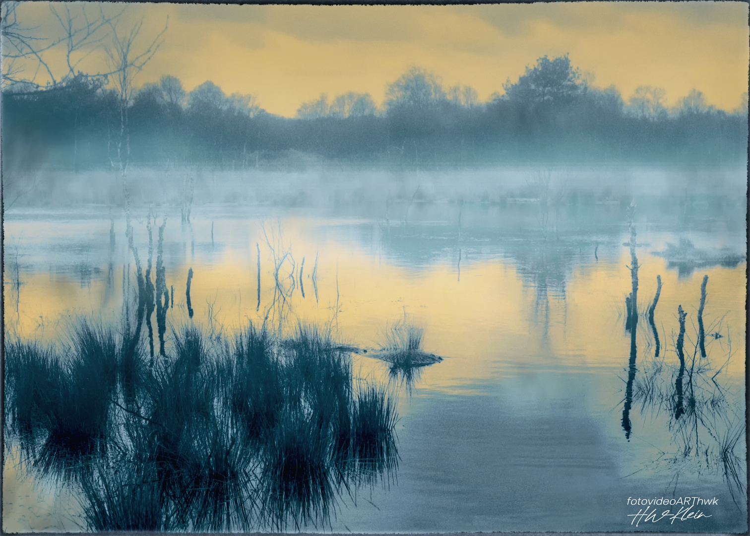 Teufelsmoor im Nebel Foto & Bild landschaft, bach, fluss & see, see