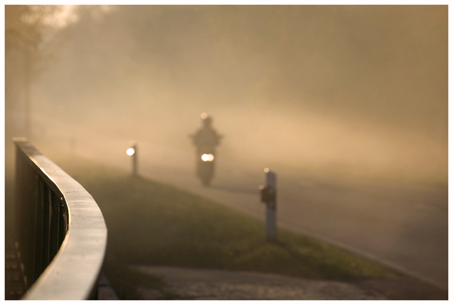 Teufelsmoorstraße morgens um 7 h, oder...