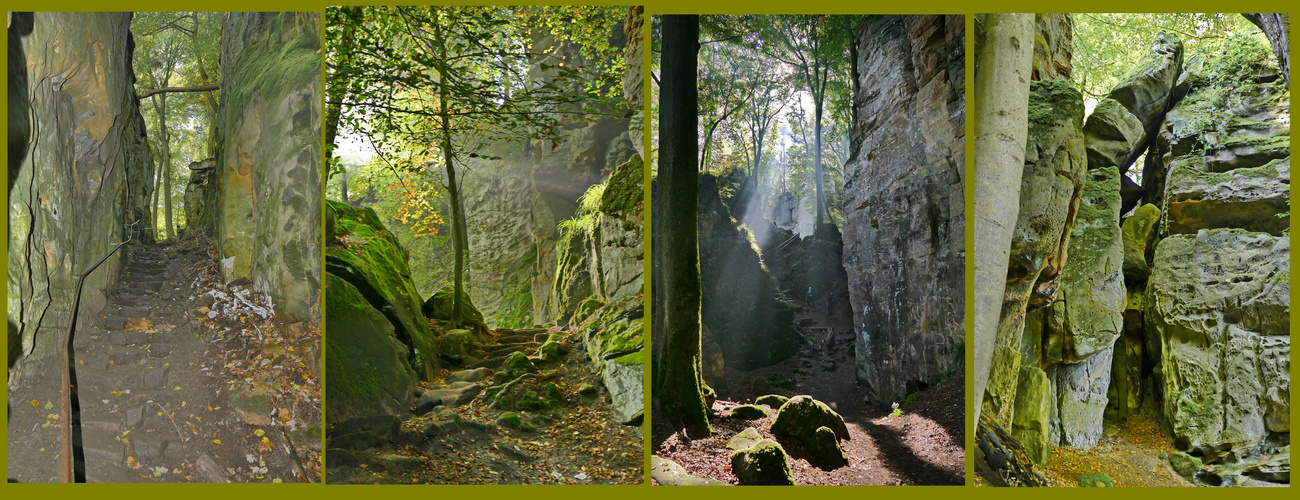 Teufelsschlucht in der Südeifel