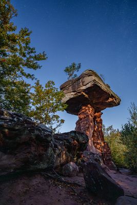 Teufelstisch im Mondschein