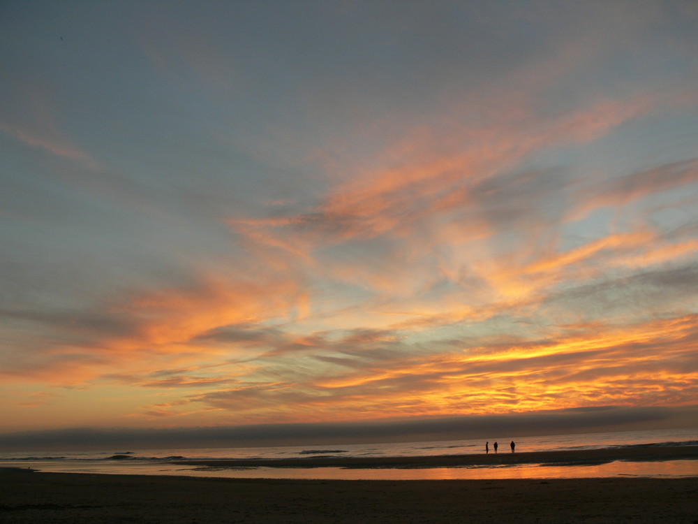 Texel bei sonnenuntergang