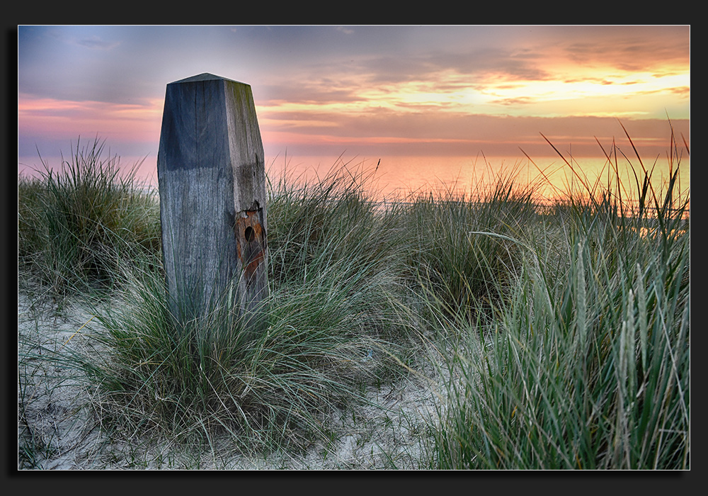 Texel beim Sonnenuntergang