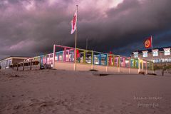 Texel- Gewitterstimmung am Strandpaal