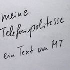 TEXT: KAFKAs TELEFON POLITESSE vonMT