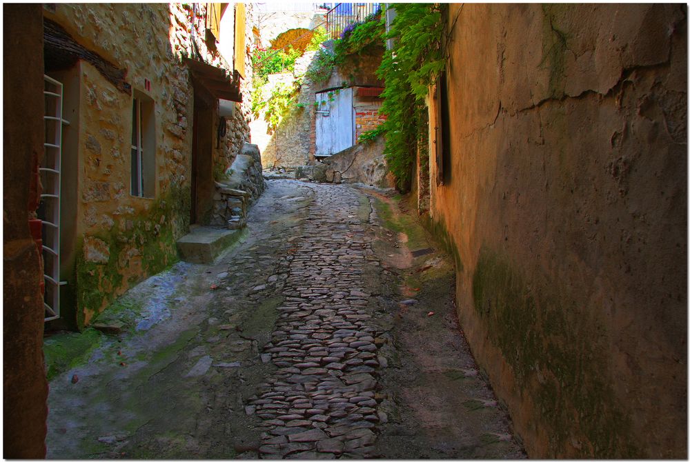 Textures autour d'une ruelle I