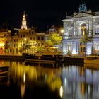 Teylers Museum in Haarlem bei Nacht