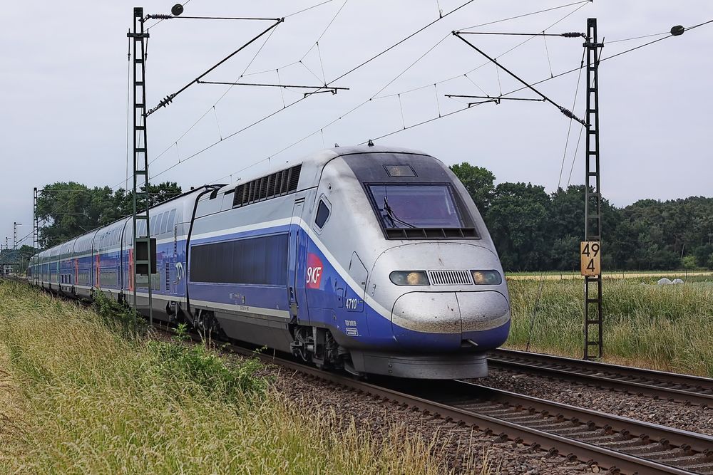 TGV 4710 SNCF in Richtung Mannheim Foto & Bild | dampf-, diesel- und e