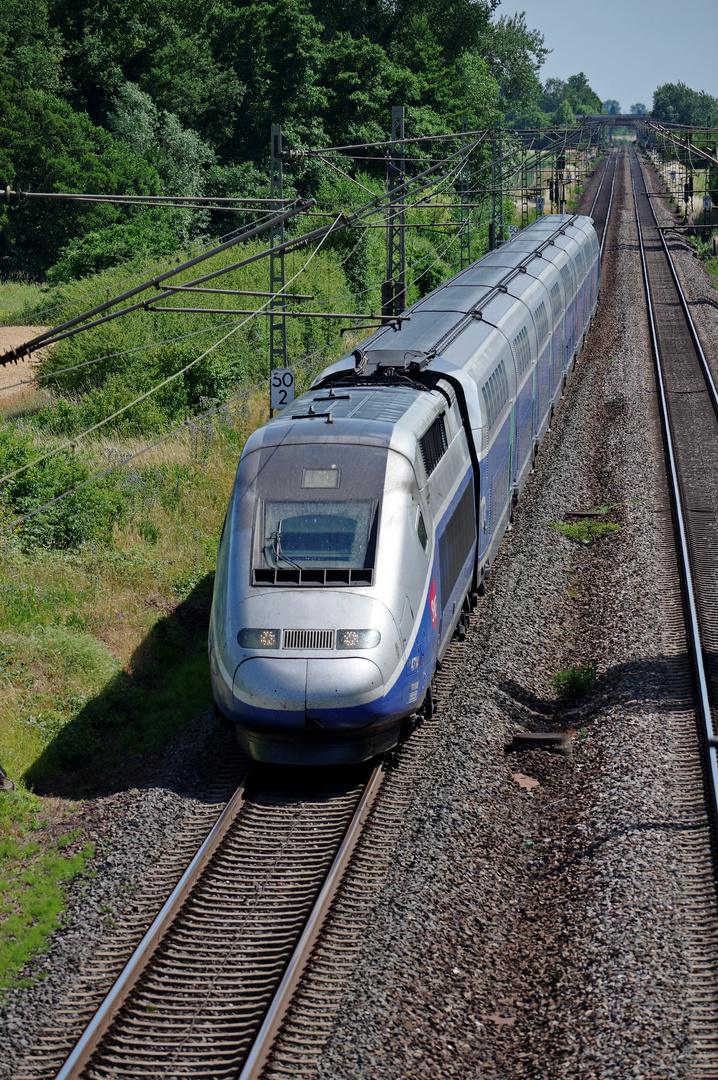 TGV 4714 auf dem Weg nach Frankfurt-Main