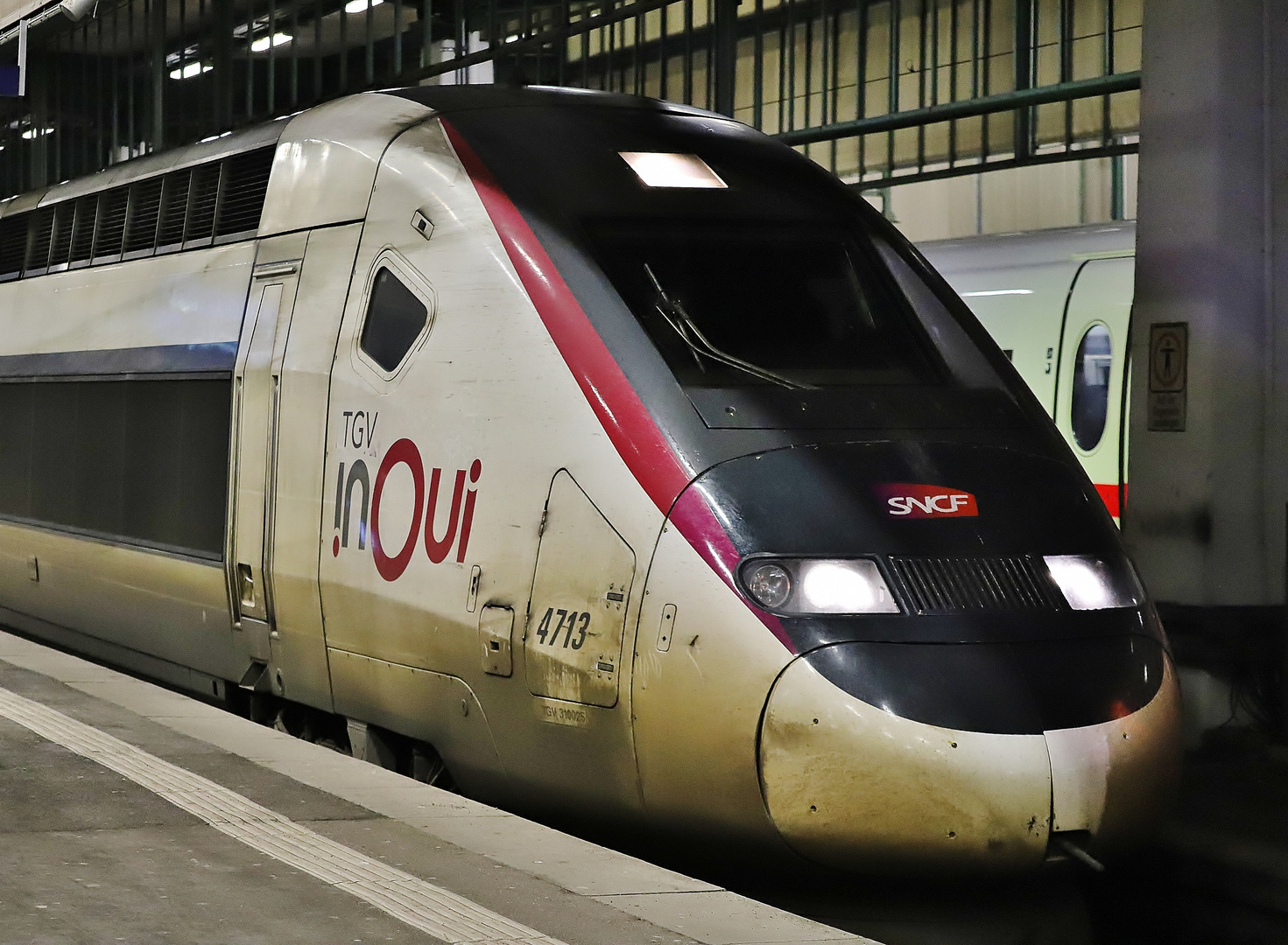 TGV 9578 Inoui von Stuttgart nach Paris Est