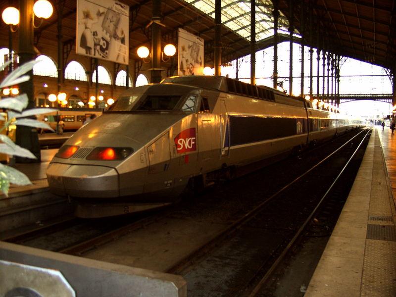 TGV à Paris-Nord