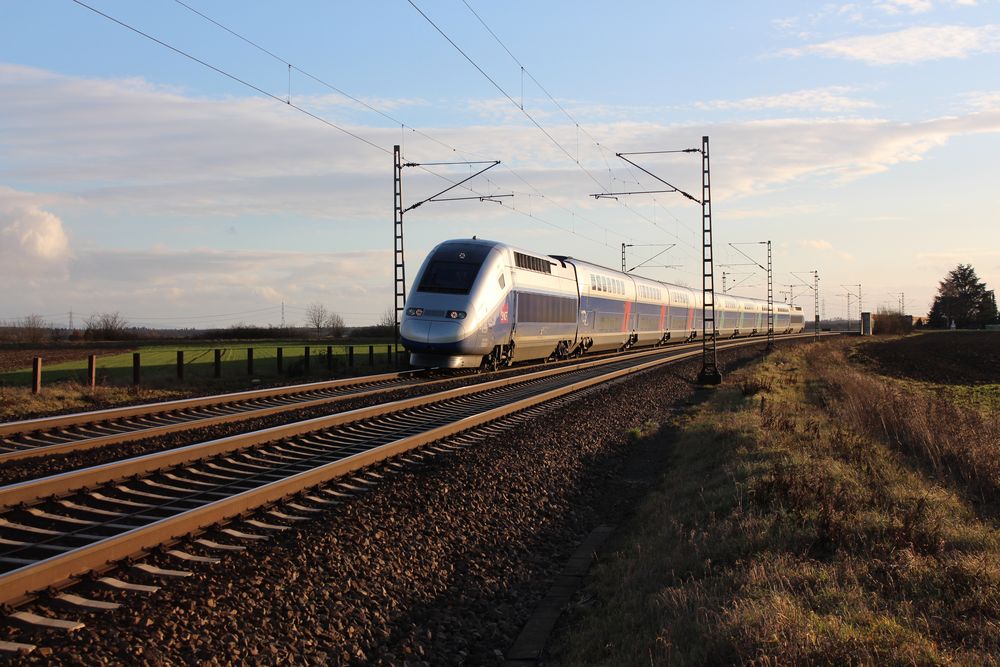 TGV auf der Reise nach Frankfurt
