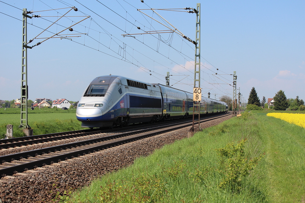 TGV auf direktem weg zur Côte d'Azur