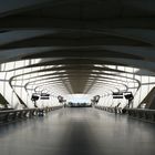 TGV-Bahnhof Antoine Saint-Exupéry bei Lyon, Innenansicht der TGV-Trasse