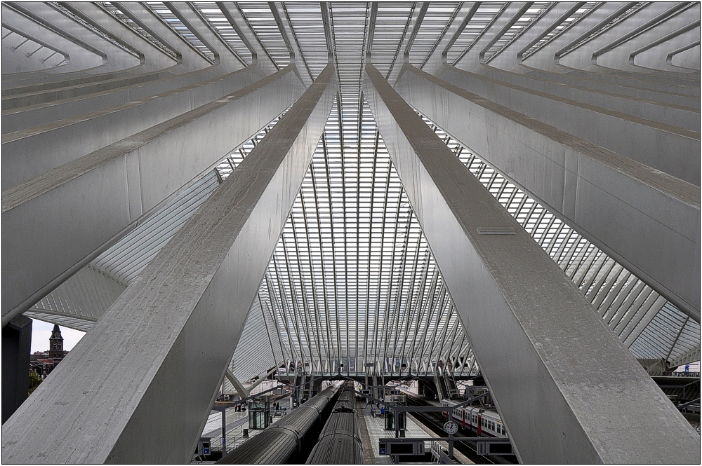 TGV-Bahnhof Liège-Guillemins in Belgien