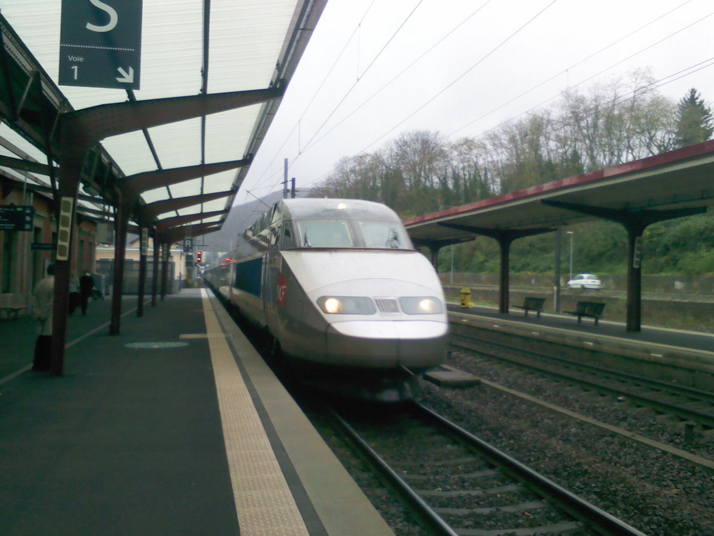 tgv en gare de saverne voie 1