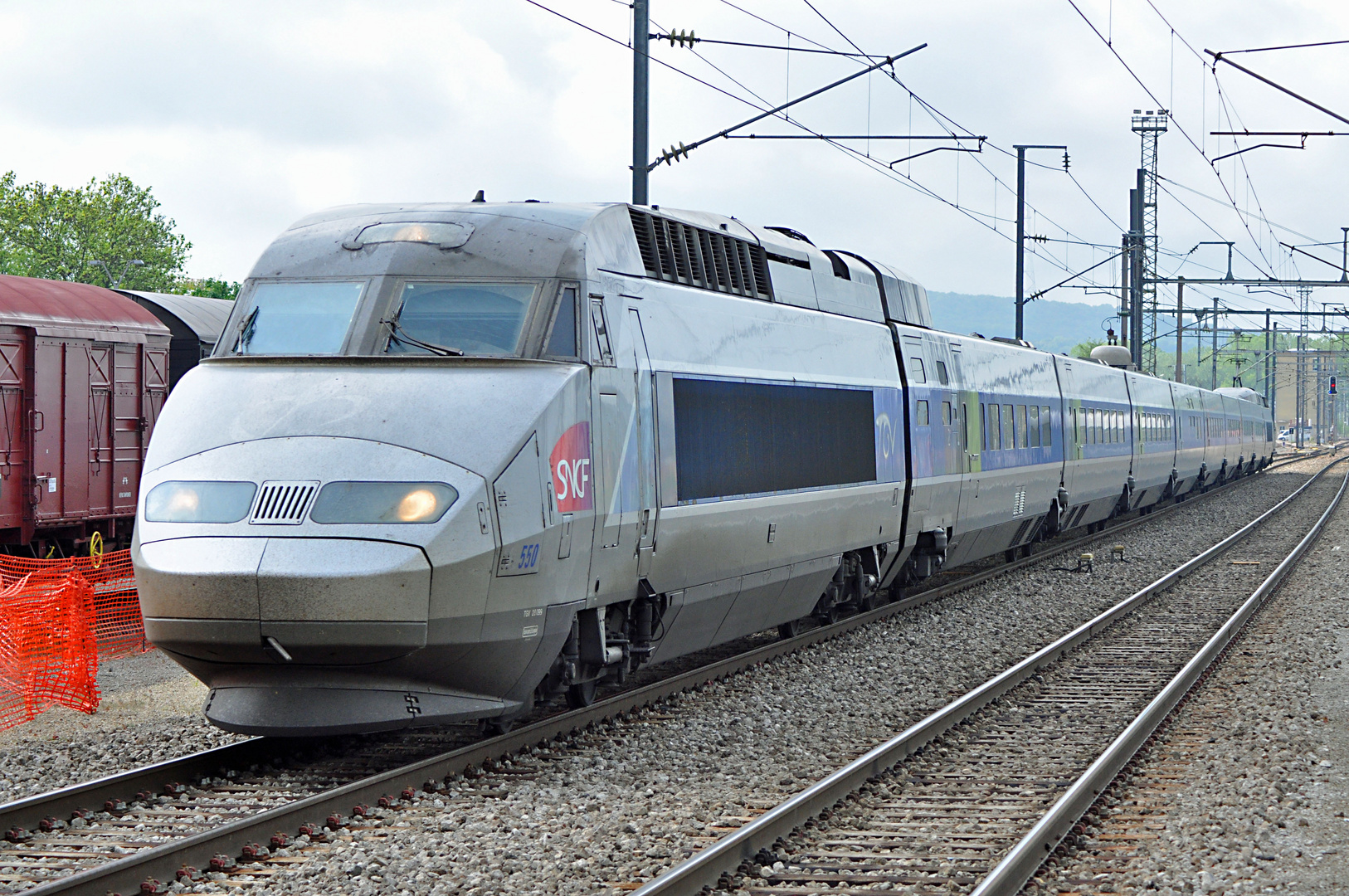 TGV in Bettemburg Richtung Luxemburg