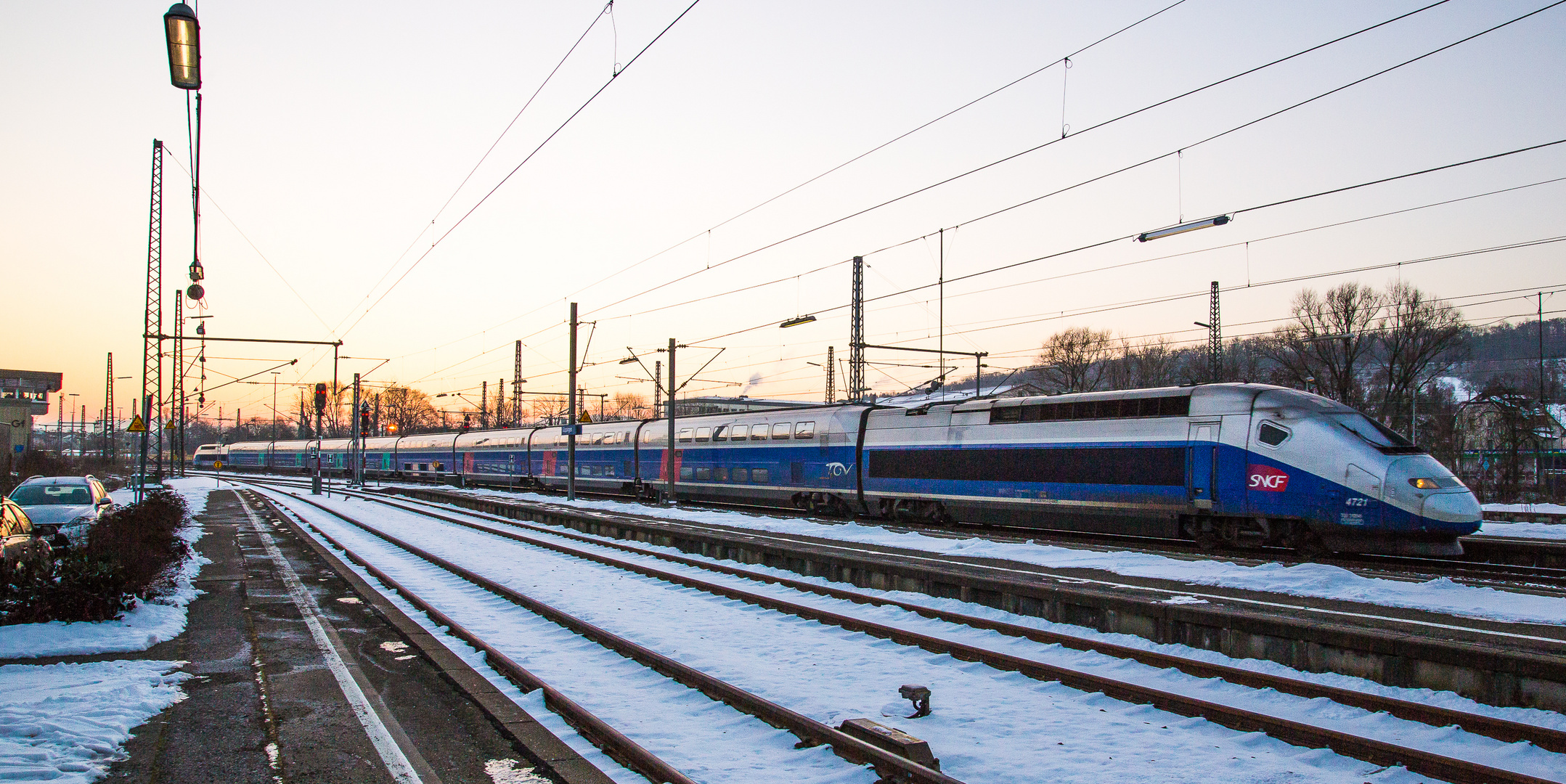 TGV in Göppingen